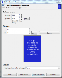 Taille du canevas